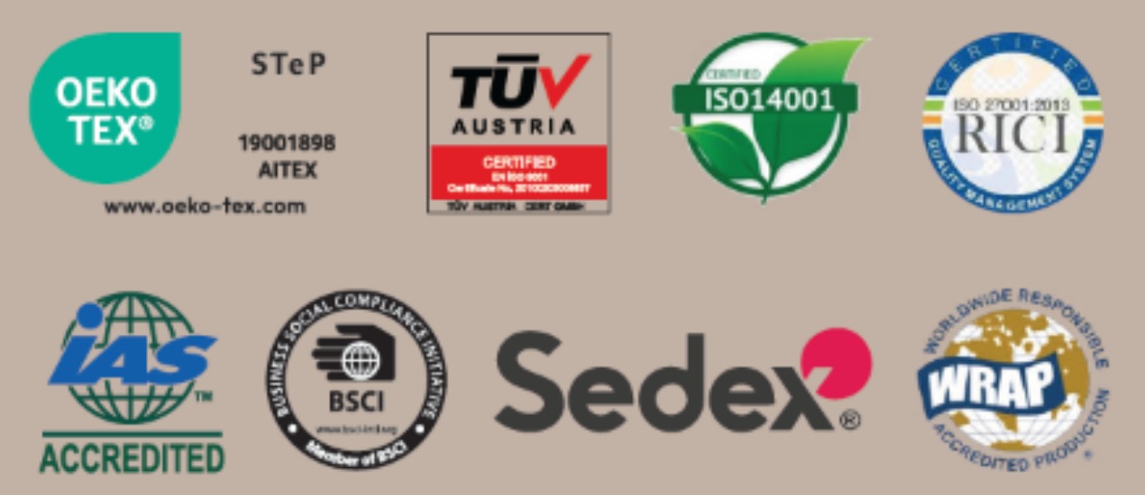 Certification logos